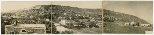 Panorama of the outskirts of the German Colony,  View towards Mount Carmel