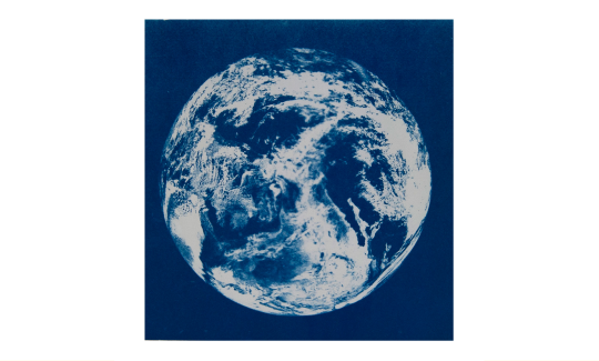 Earth Cyanotype © Lynda Laird, Using open source