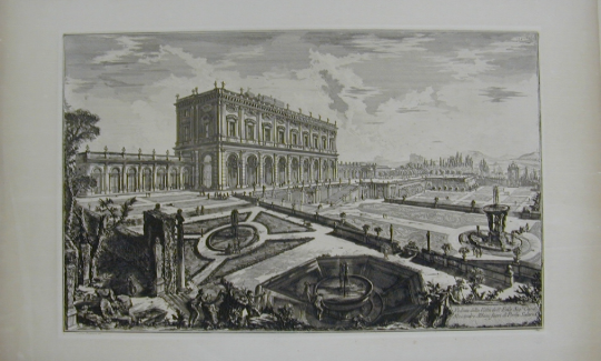 Giovanni Battista Piranesi, Villa Albani outside