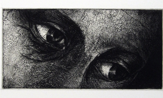 Ra'anan Levy,Untitled (detail), 2008Etching, dry