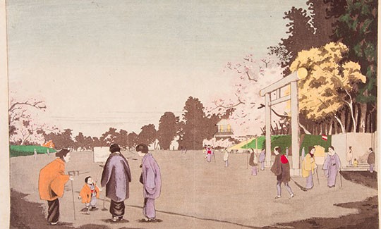 Ueno Park in springKobayashi Kiyochika (小林