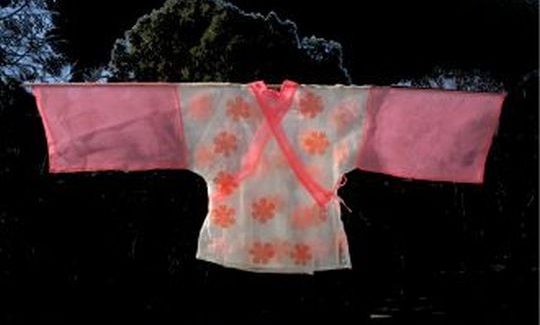 Snowflake robe, Kara Yamaguchi, kimono, appliqué