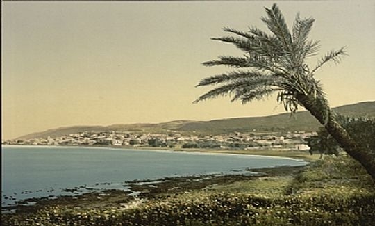 Felix Bonfils, Haifa from the Location of