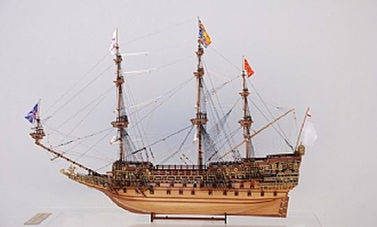 "SOVEREIGN OF THE SEAS" - warship, scale 1:75