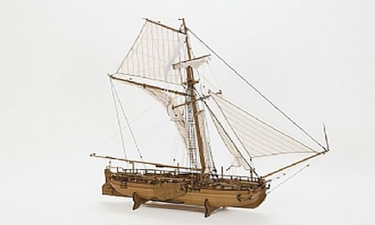 GAFF GUNBOAT NO. 2, scale 1:48, 1821, Holland